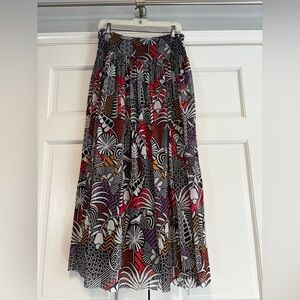 Farm Rio colorful maxi skirt.